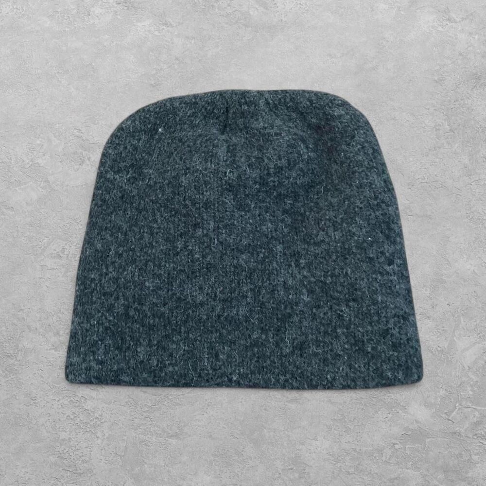 L.L.Bean Lambswool Beanie Gray OSFA Gorpcore Cabincore Grandpacore